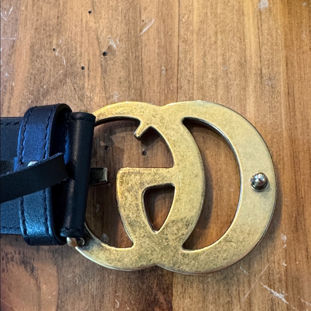 Women’s Gucci Marmont Wide Belt - Picture 2 of 5